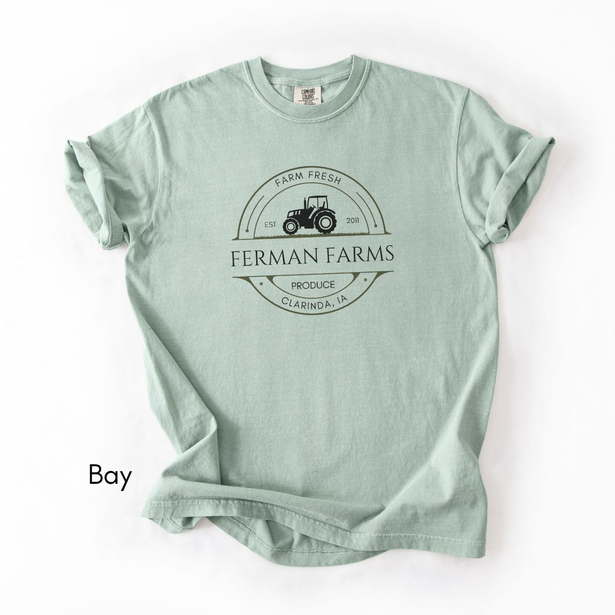 Custom Farm Tractor - Unisex Midweight Vintage Style T-shirt