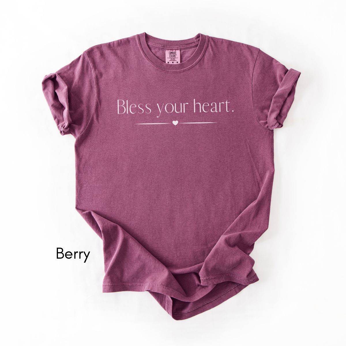 Bless Your Heart Midweight Unisex Garment-Dyed T-shirt