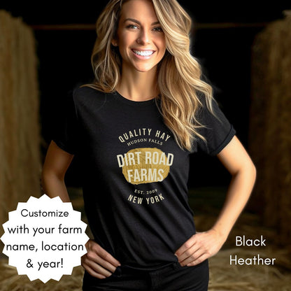 Custom Hay Farm Light Weight Jersey T-shirt