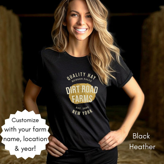 Custom Hay Farm Light Weight Jersey T-shirt