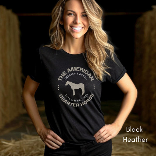 American Quarter Horse Breed Unisex Light Weight Jersey T-shirt