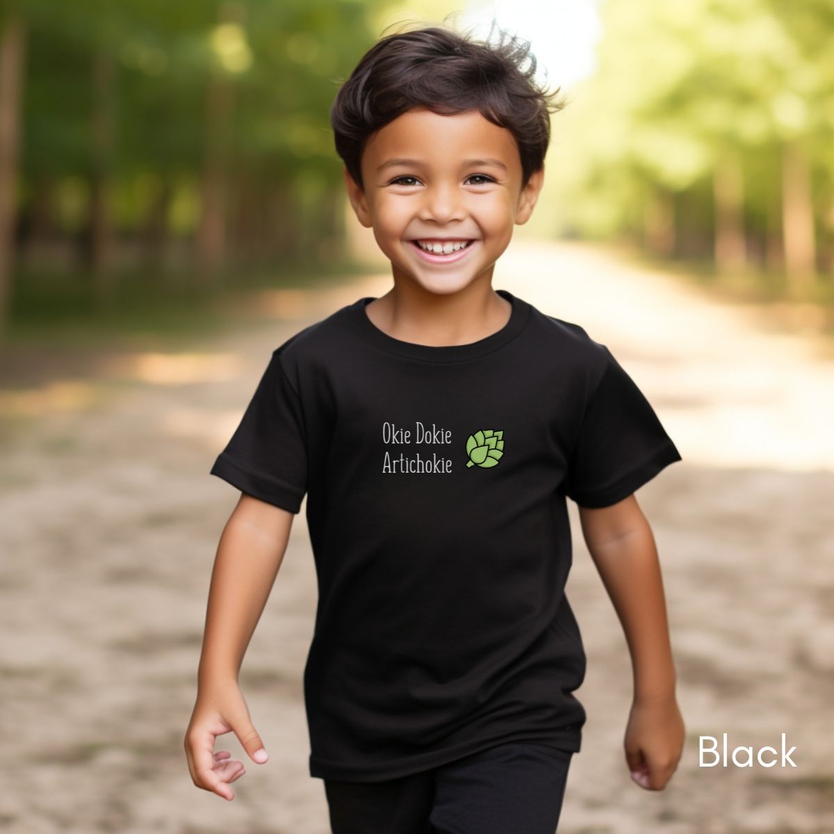 Okie Dokie Artichokie YOUTH Unisex Light Weight T-shirt