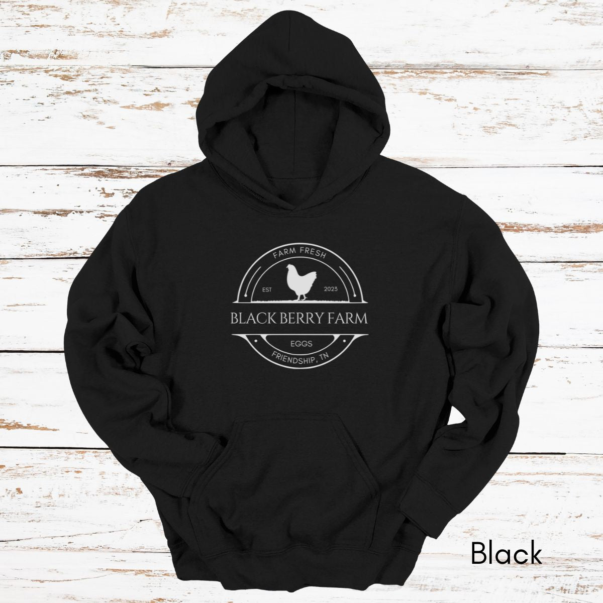 Custom Chicken Egg Farm Hoodie - Unisex Heavy Blend Hooded Sweatshirt