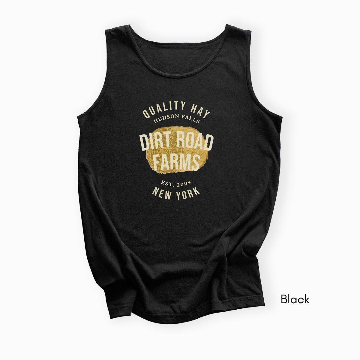 Custom Hay Farm Unisex Garment Dyed Tank Top