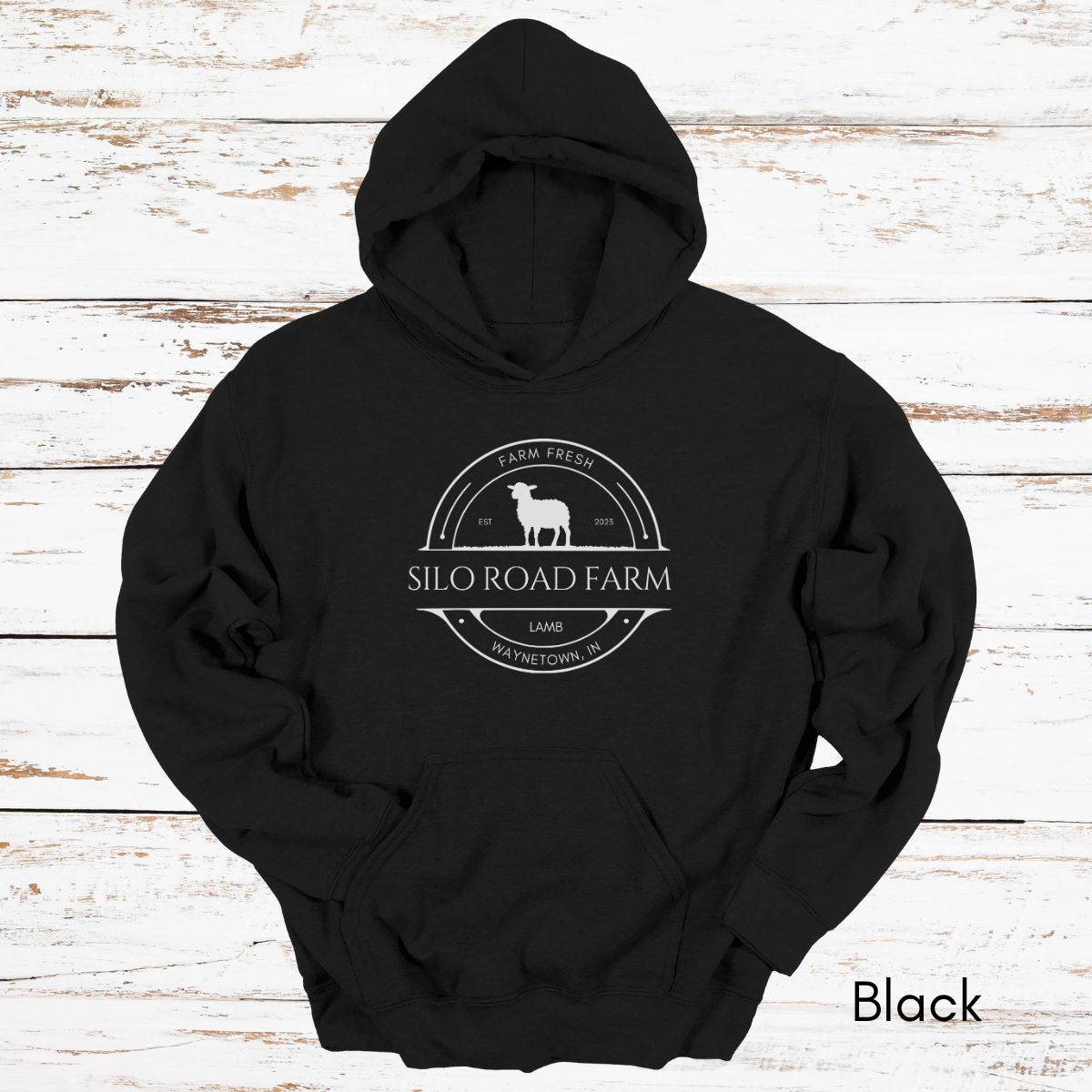 Custom Lamb Sheep Farm Unisex Heavy Blend Hooded Sweatshirt