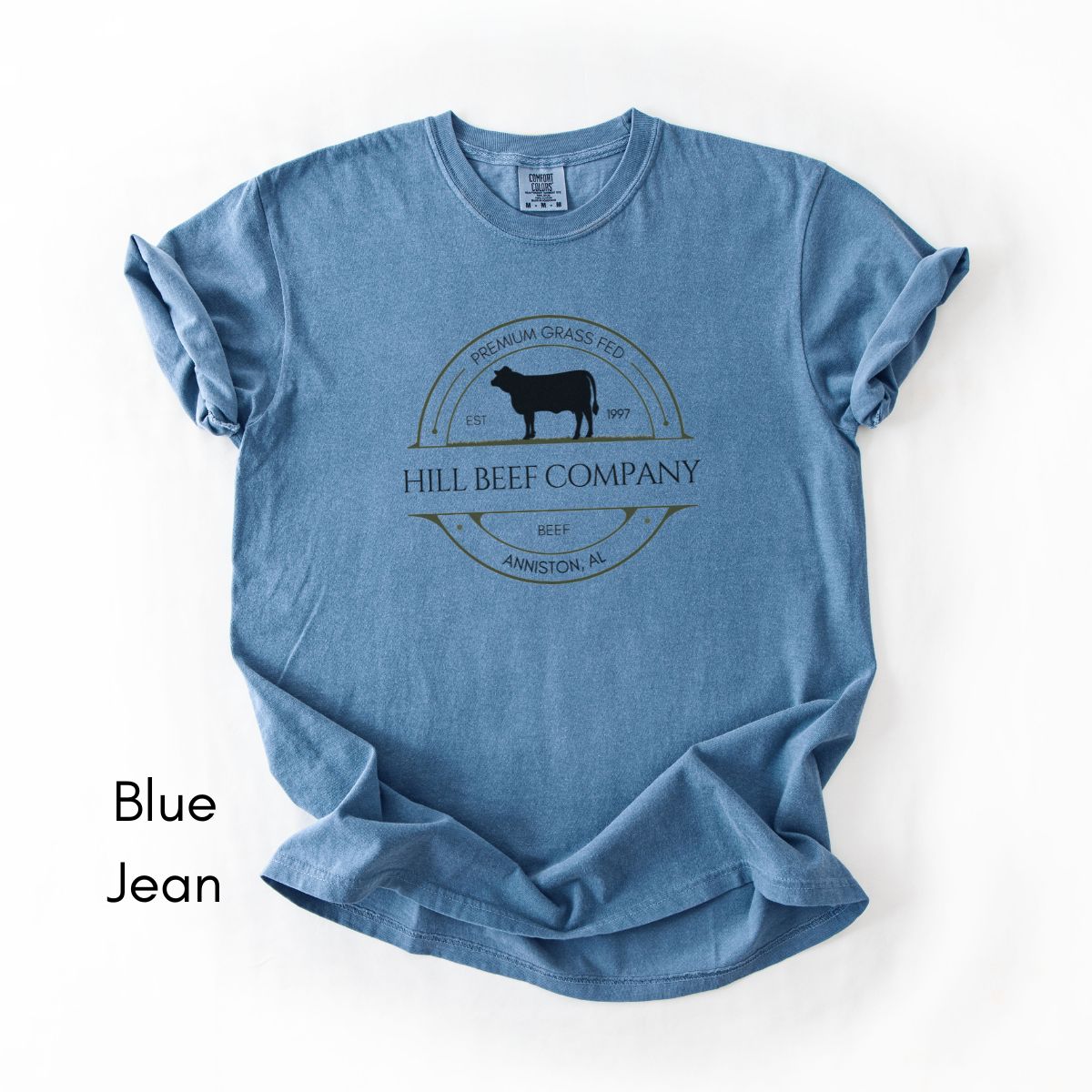 Custom Cattle Farm Heifer Version Midweight Unisex T-shirt