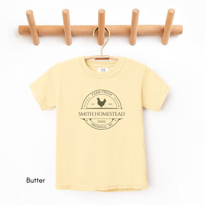 Custom Egg Farm KIDS Midweight Unisex Tee