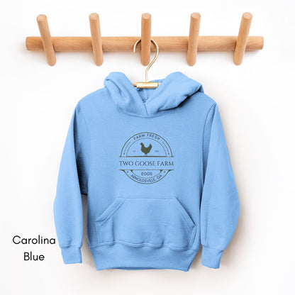 Custom Egg Farm YOUTH/KIDS Heavy Blend Hooded Unisex Sweatshirt