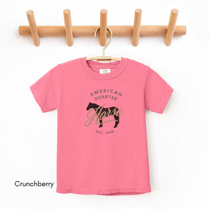 Quarter Horse Breed YOUTH/KIDS Midweight Unisex Vintage Style Tee