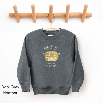 Custom Hay Farm YOUTH/KIDS Crewneck Sweatshirt