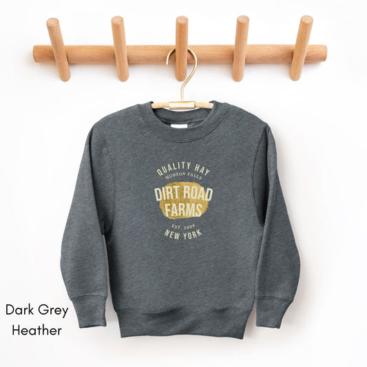 Custom Hay Farm YOUTH/KIDS Crewneck Sweatshirt