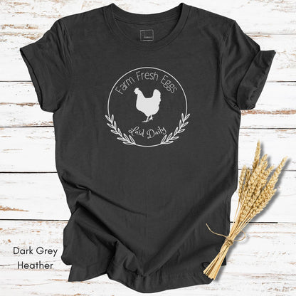 Farm Fresh Eggs Unisex Jersey Light Weight T-shirt