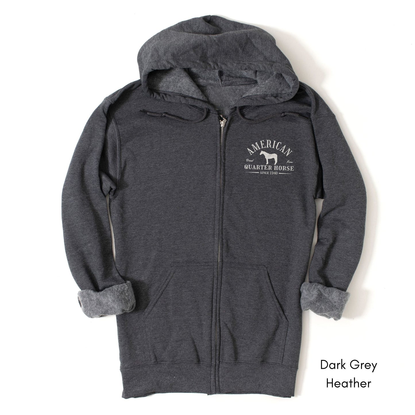 American QuarterHorse Unisex Zip Hoodie