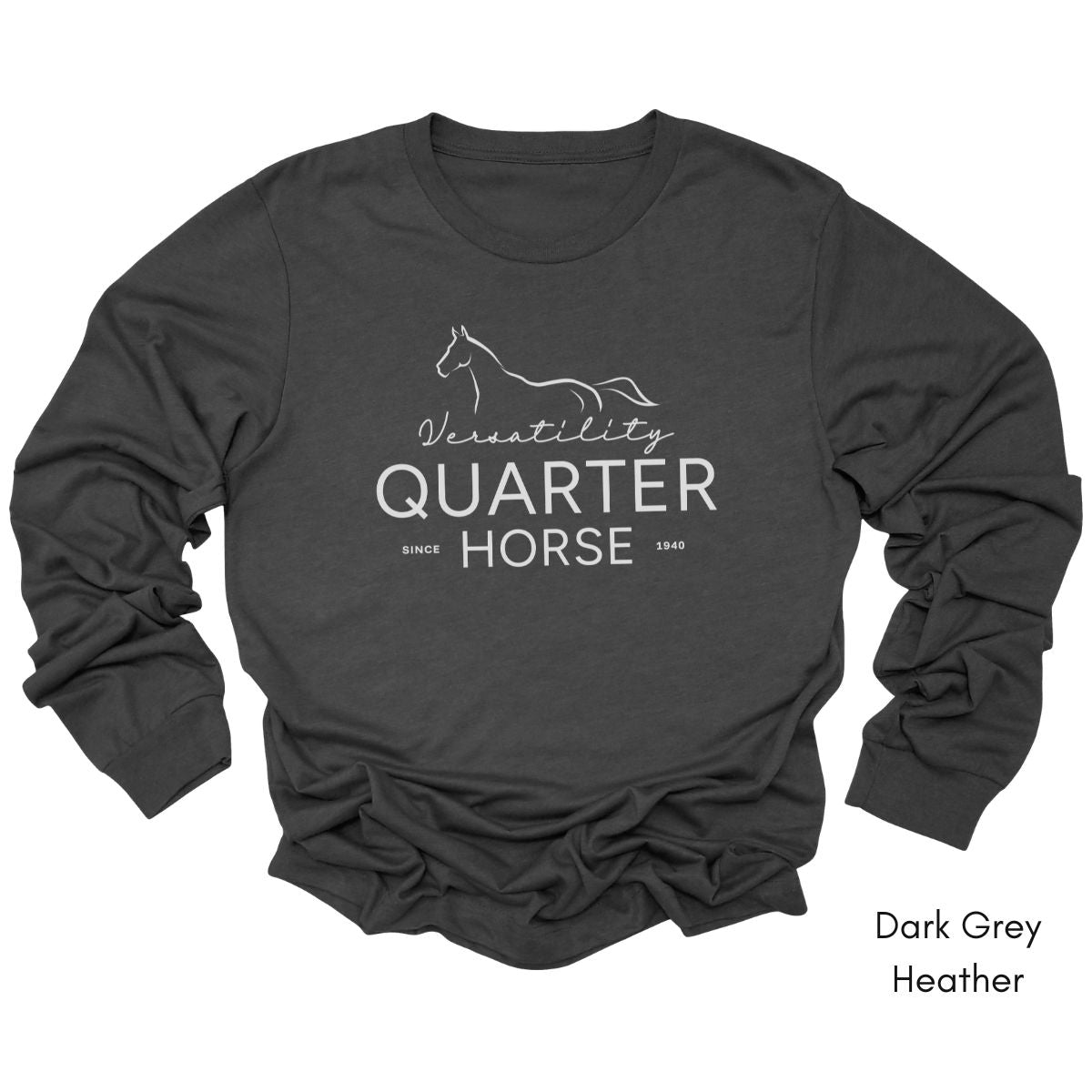 American Quarter Horse Versatility Long Sleeve Unisex T-shirt
