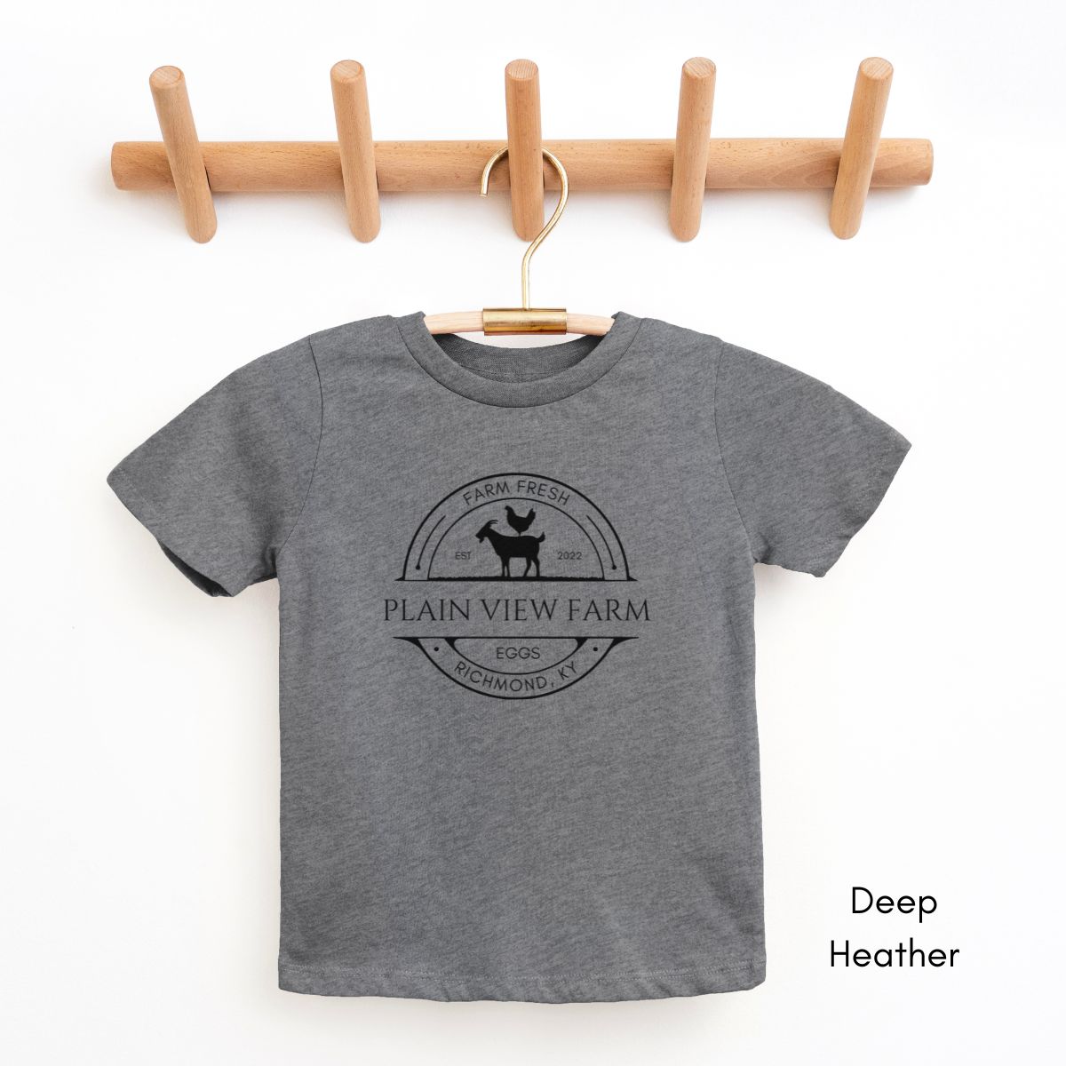 Custom YOUTH/KIDS Custom Egg/Goat Farm Short Sleeve Light Weight Unisex Tee