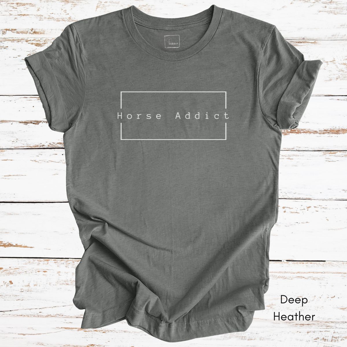 Horse Addict Unisex Jersey Light Weight T-shirt