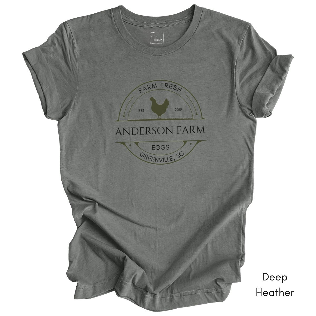 Custom Egg Farm Unisex Light Weight Jersey T-shirt