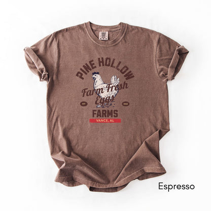 Custom Vintage Egg Farm Tee- Unisex Midweight T-shirt
