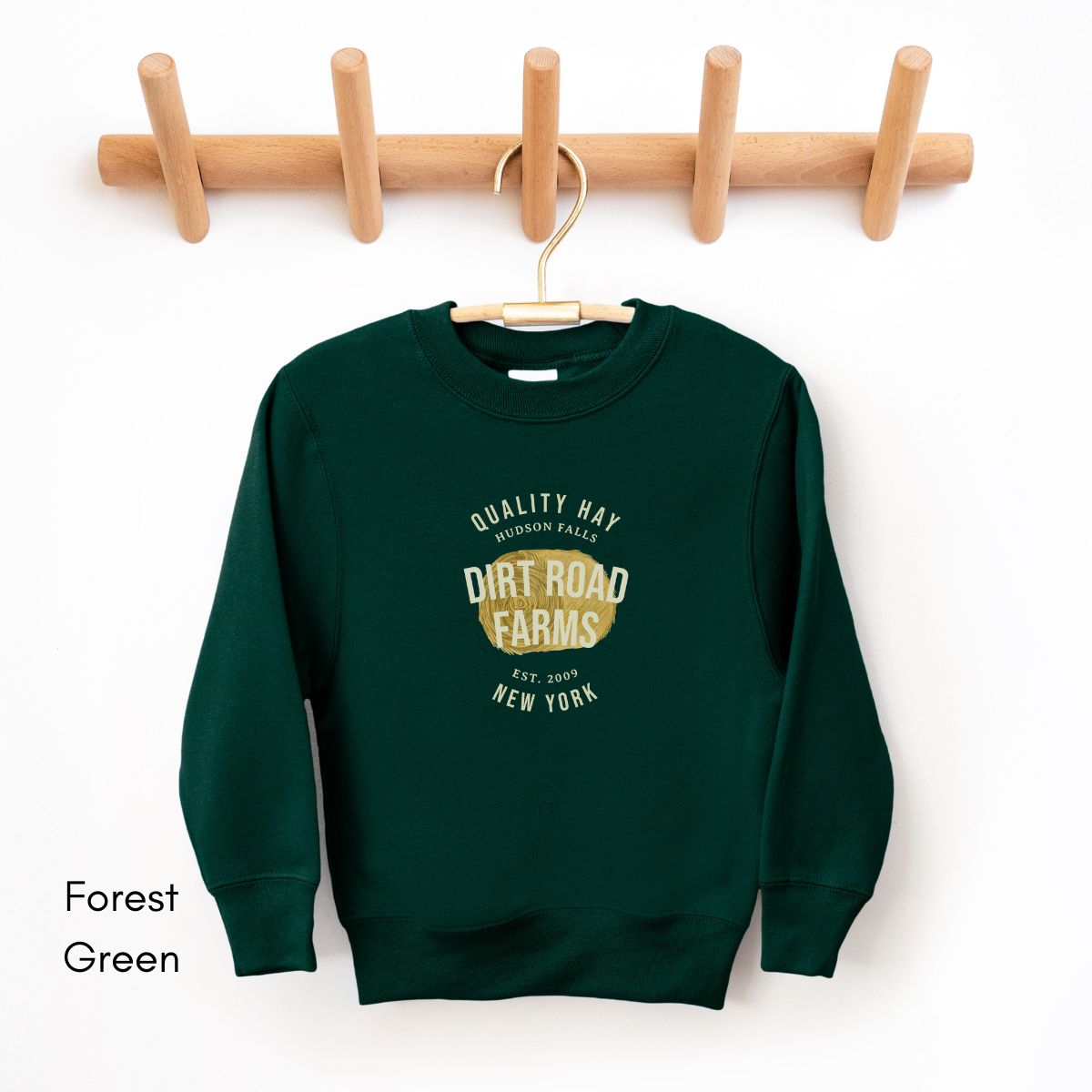 Custom Hay Farm YOUTH/KIDS Crewneck Sweatshirt