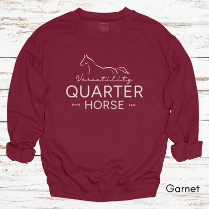 Quarter Horse Versatility Unisex Crewneck Sweatshirt
