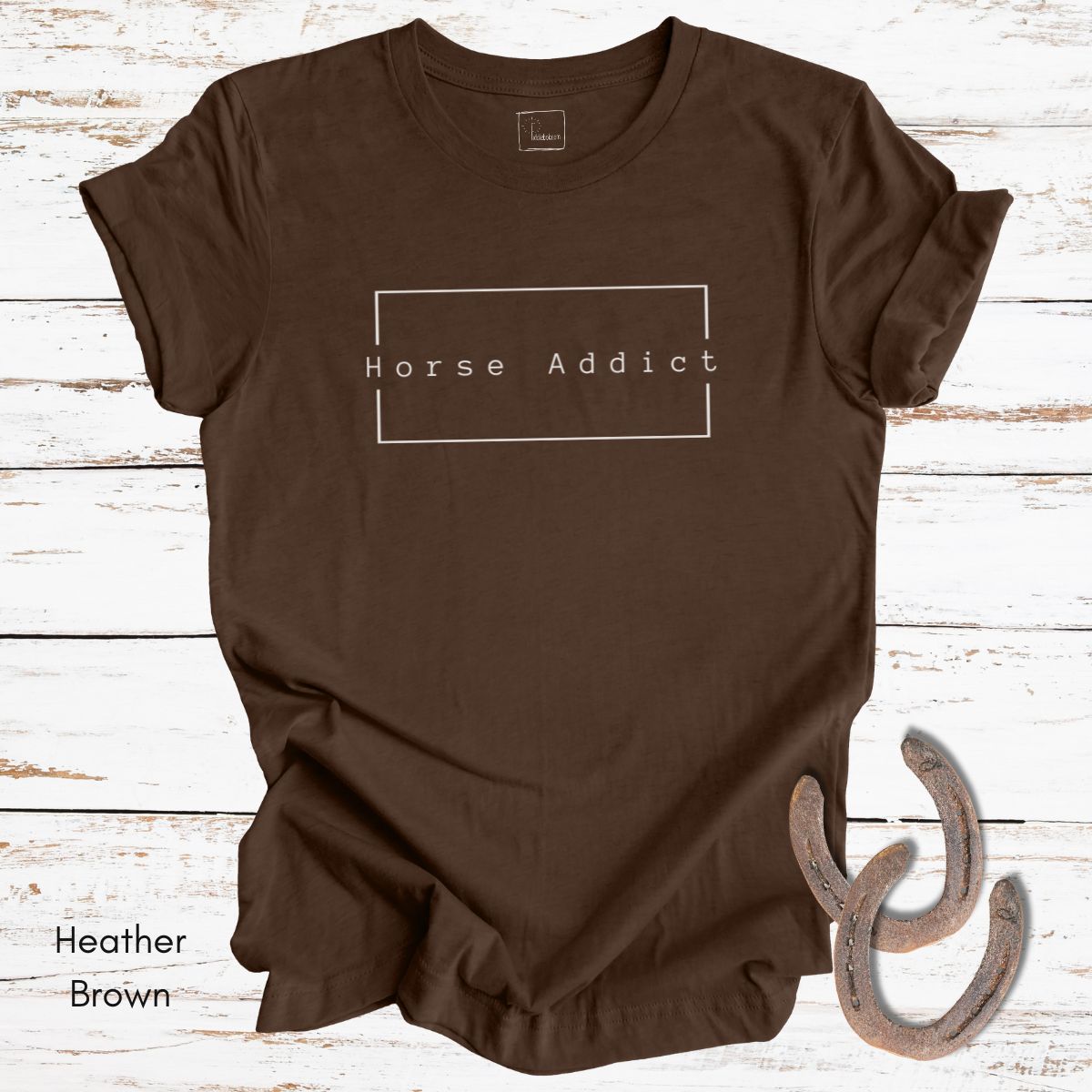 Horse Addict Unisex Jersey Light Weight T-shirt