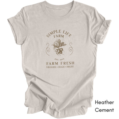 Custom Homestead Farm Vegetable/Garden Tshirt