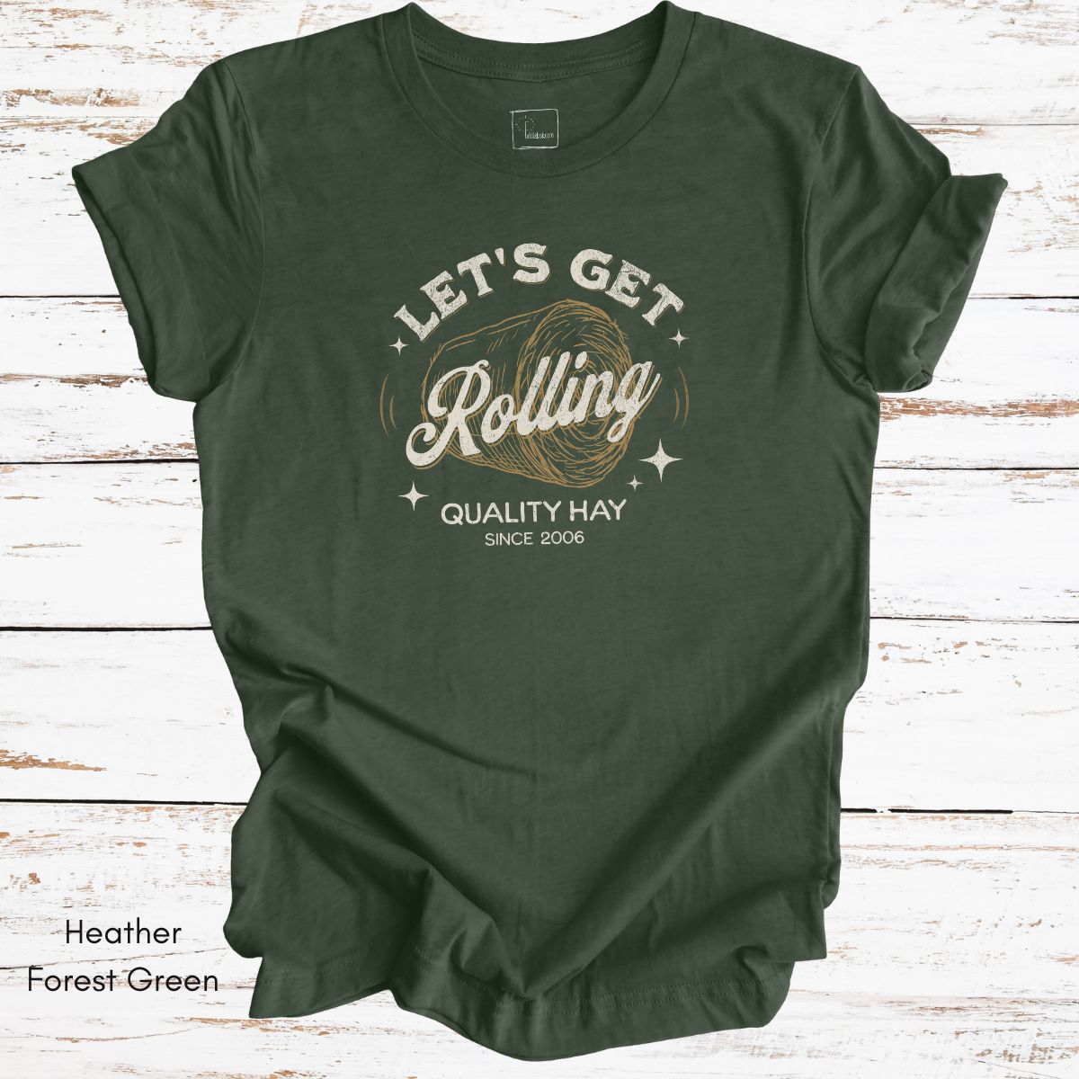 Let's Get Rolling Unisex Light Weight Jersey T-shirt
