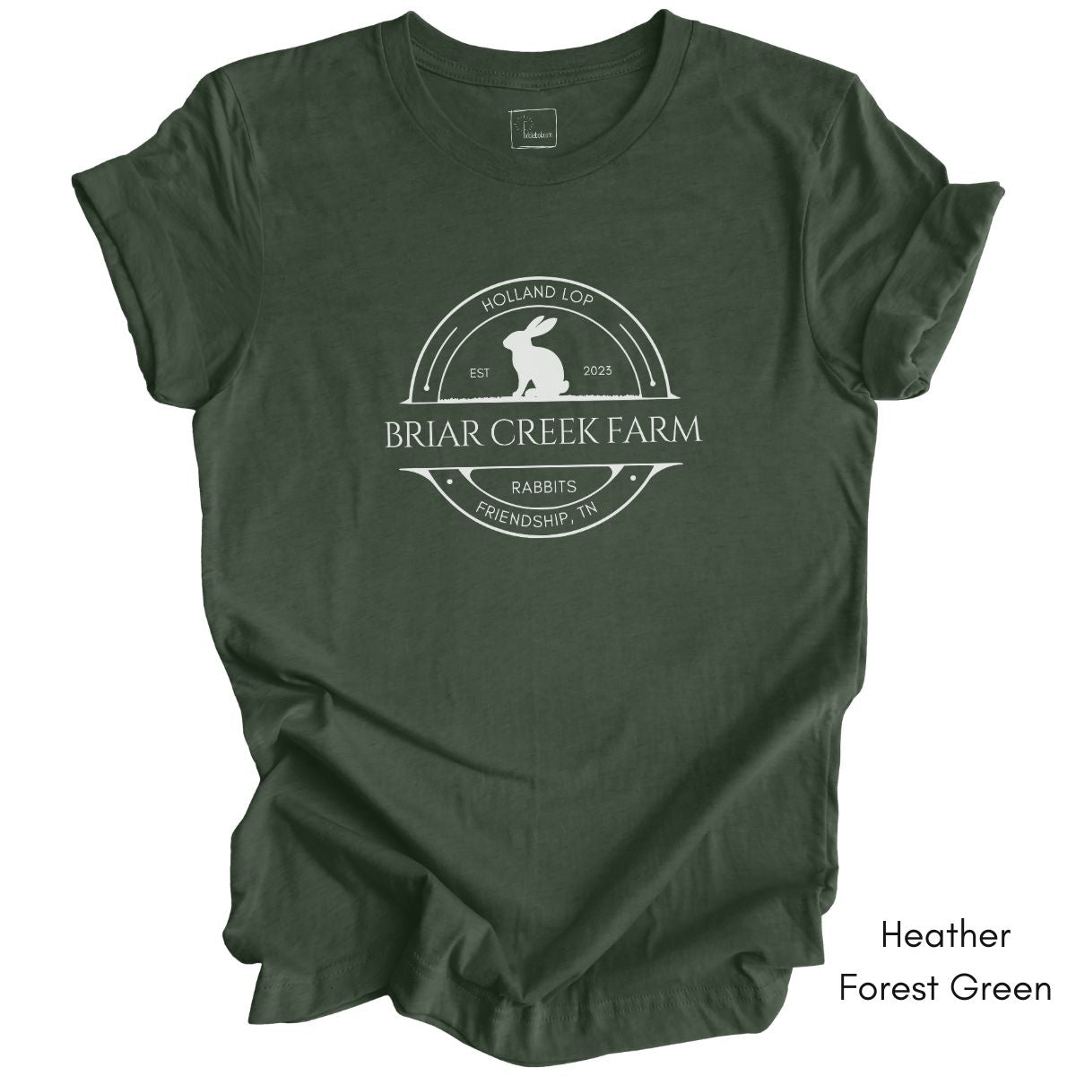 Custom Rabbit Farm Unisex Jersey Tee