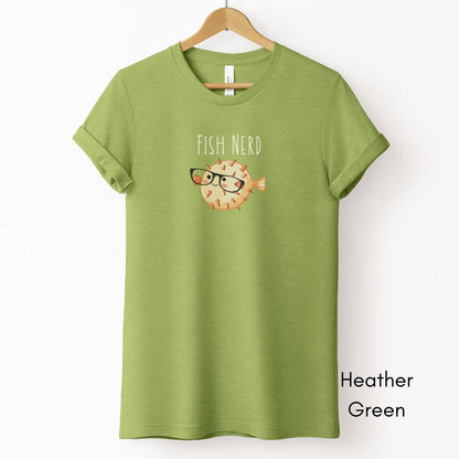 Fish Nerd Unisex Jersey Light Weight T-shirt