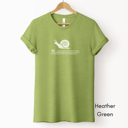 Snail Tee - Unisex Jersey Light Weight T-shirt