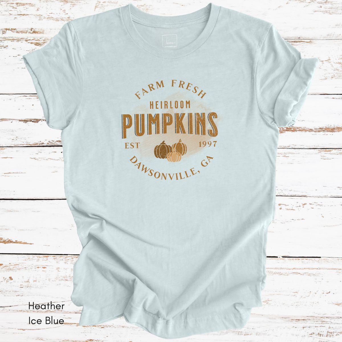 Custom Heirloom Pumpkins Unisex Jersey Light Weight T-shirt