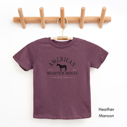 American Quarter Horse TODDLER Unisex Light Weight T-shirt
