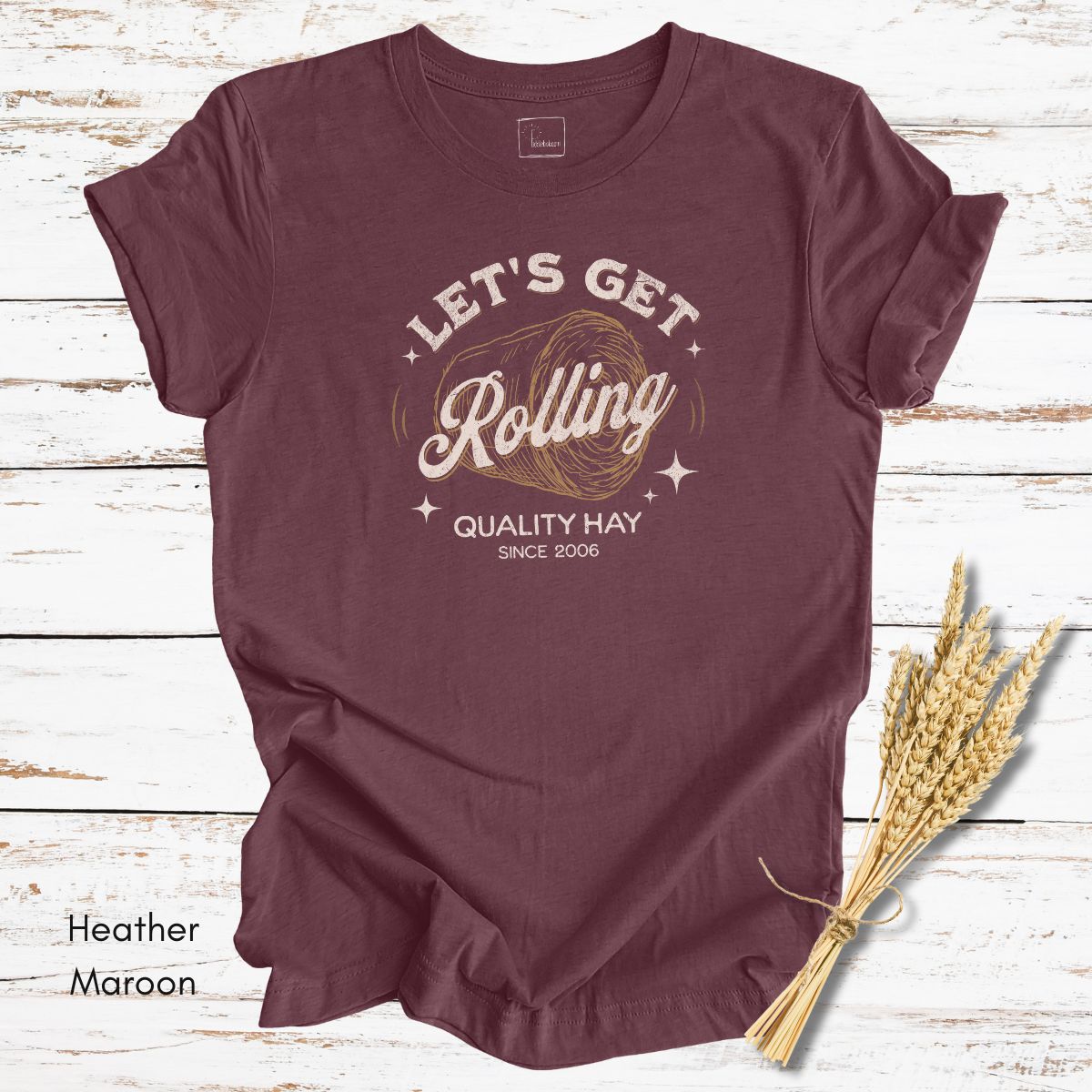 Let's Get Rolling Unisex Light Weight Jersey T-shirt