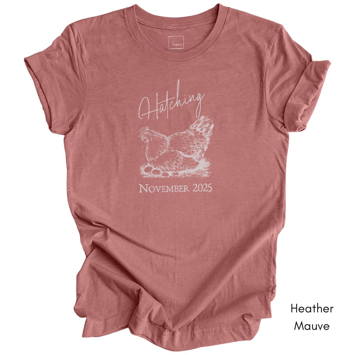 Hatching Custom Pregnancy Announcement Tee - Unisex Jersey Light Weight T-shirt