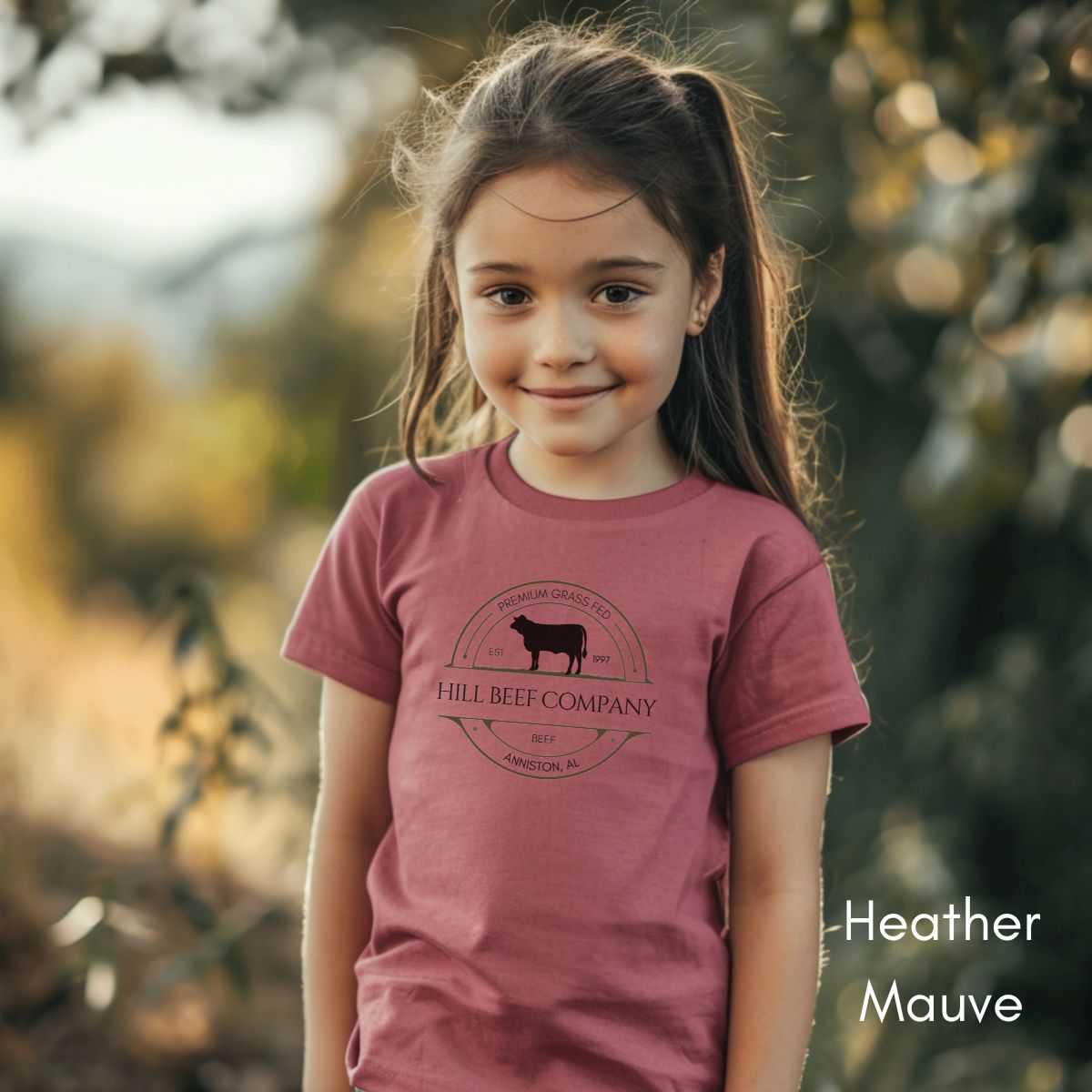 Custom YOUTH/KIDS Beef Cattle Farm Unisex Light Weight t-shirt