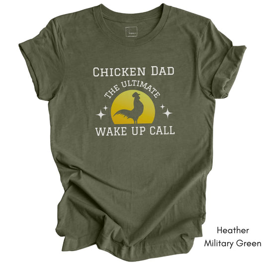 Chicken Dad Unisex Jersey Light Weight T-shirt