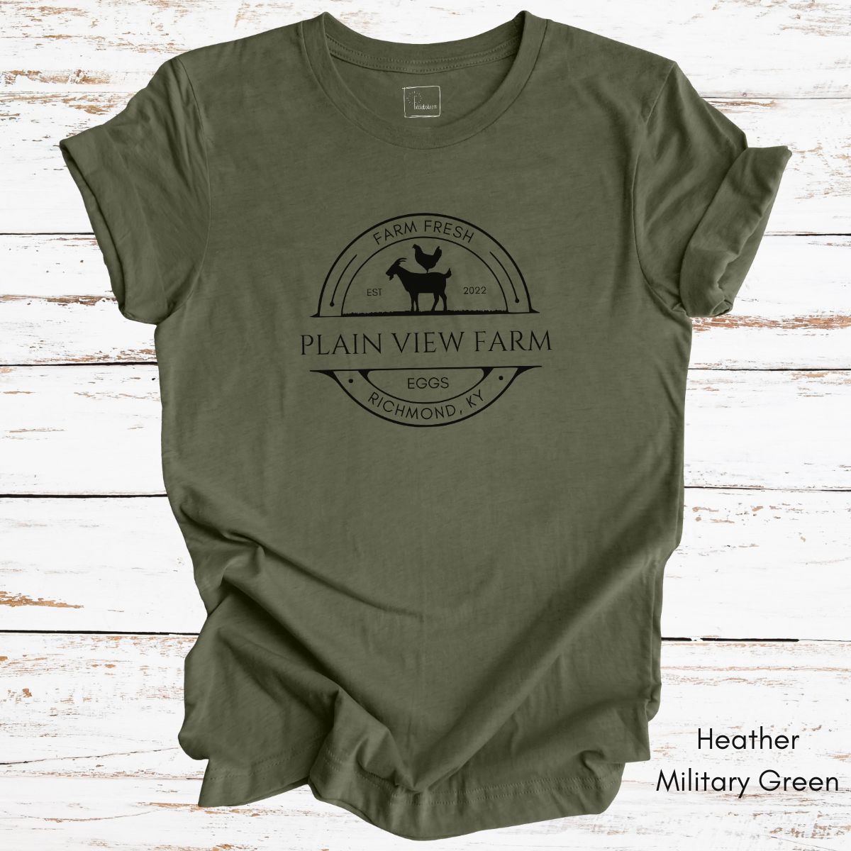 CUSTOM  Egg/Goat Farm Light Weight Unisex Jersey T-shirt