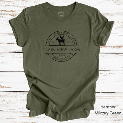 CUSTOM  Egg/Goat Farm Light Weight Unisex Jersey T-shirt