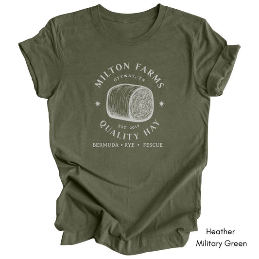 Custom Hay Farm Unisex Jersey Light Weight T-shirt