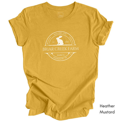 Custom Rabbit Farm Unisex Jersey Tee