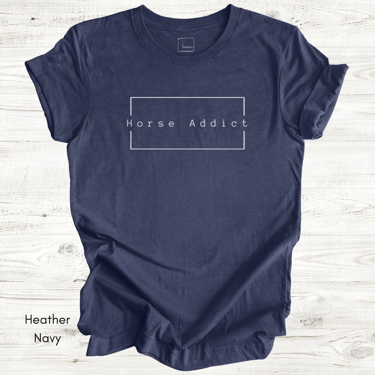 Horse Addict Unisex Jersey Light Weight T-shirt