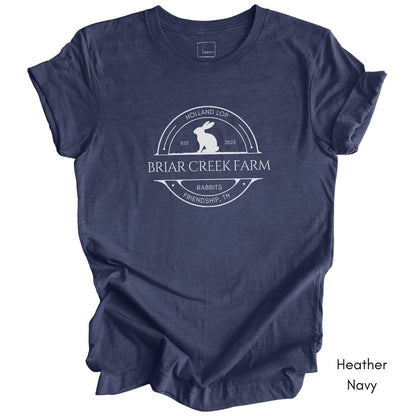 Custom Rabbit Farm Unisex Jersey Tee
