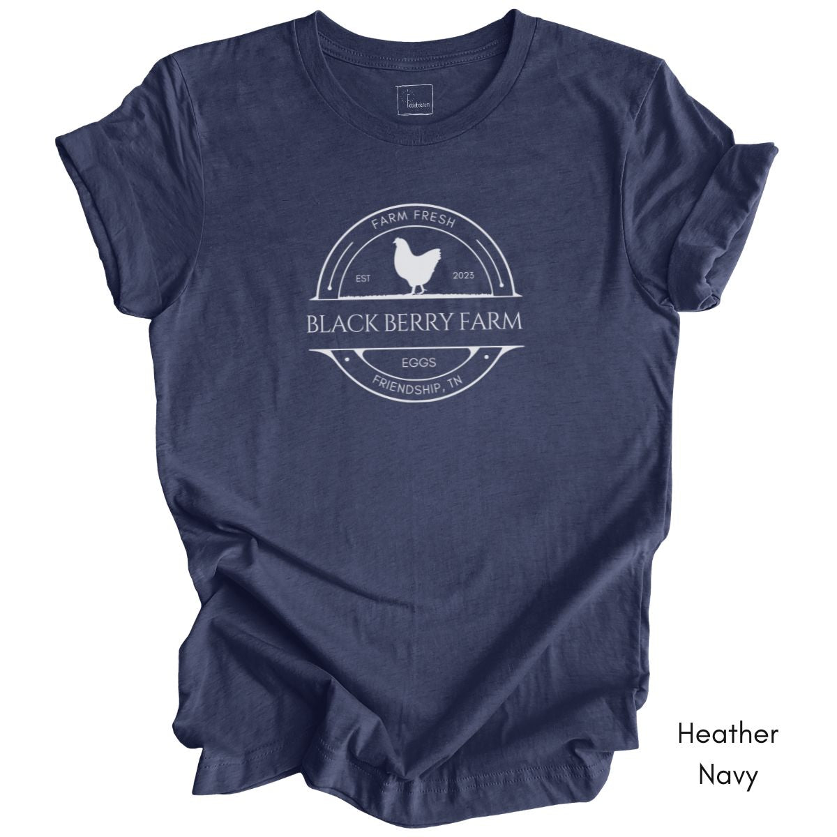 Custom Egg Farm Unisex Jersy Light Weight Tee Dark Colors