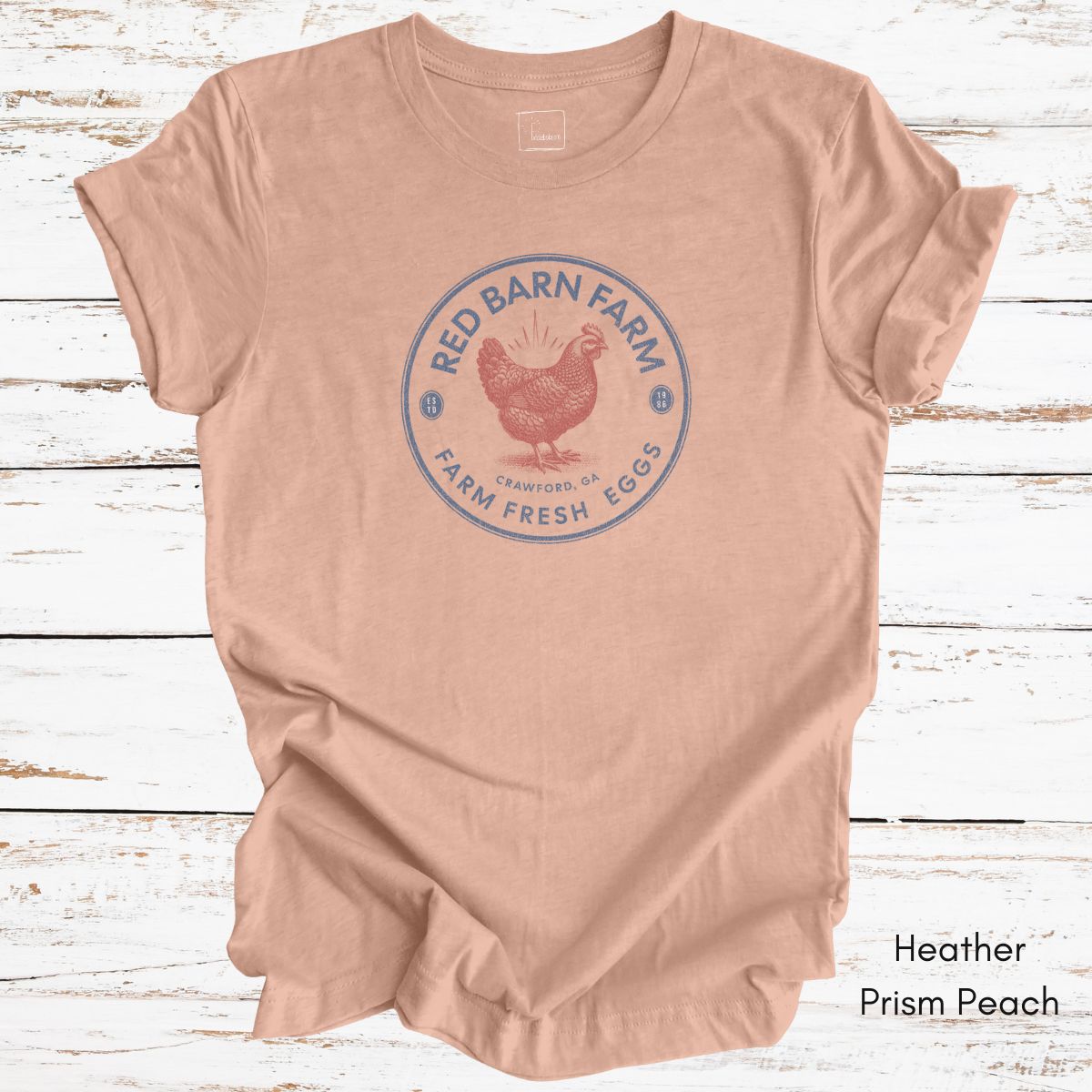 Custom Patriotic Style Egg Farm Light Weight Unisex Jersey T-shirt
