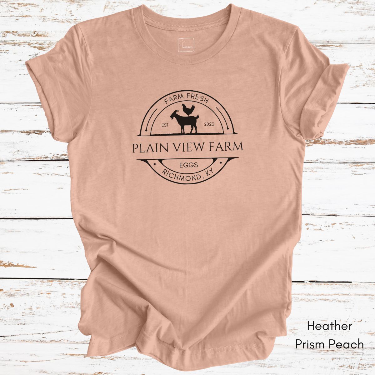 CUSTOM  Egg/Goat Farm Light Weight Unisex Jersey T-shirt