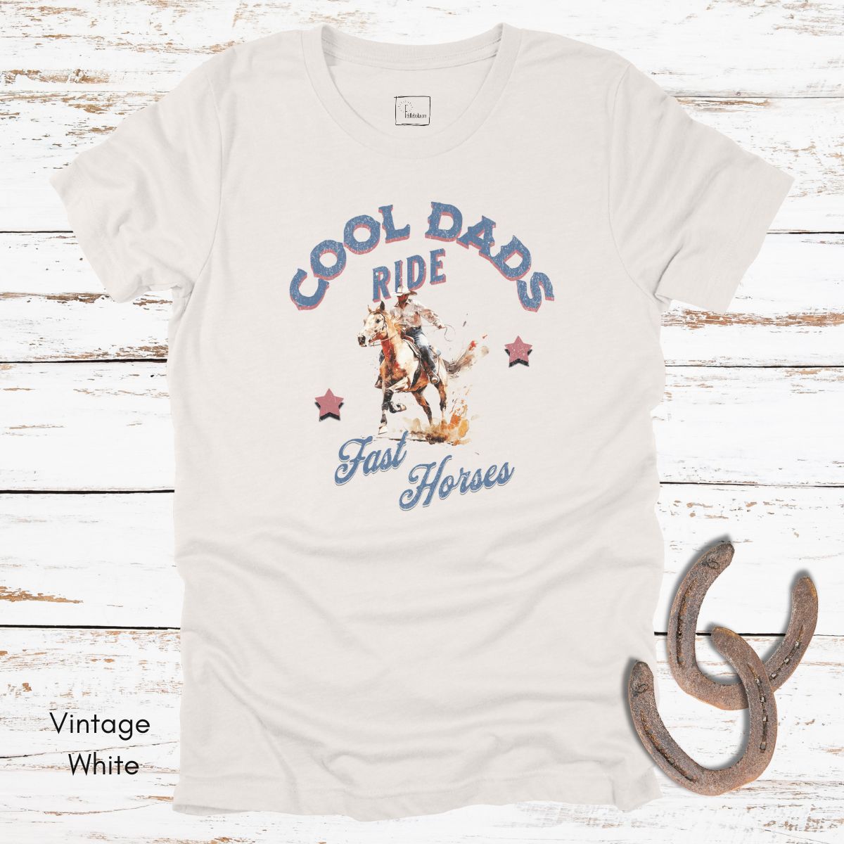 Cool Dads Ride Fast Horses - Jersey Light Weight T-shirt