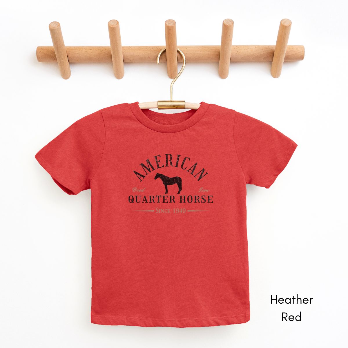 American Quarter Horse YOUTH/KIDS Unisex Light Weight T-shirt