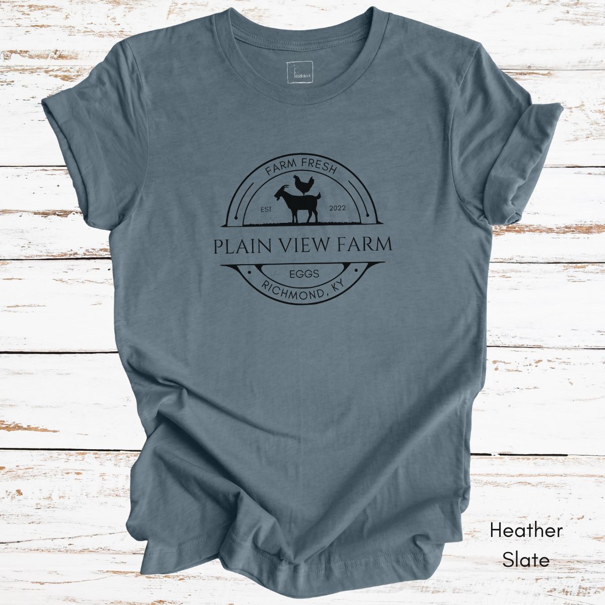 CUSTOM  Egg/Goat Farm Light Weight Unisex Jersey T-shirt
