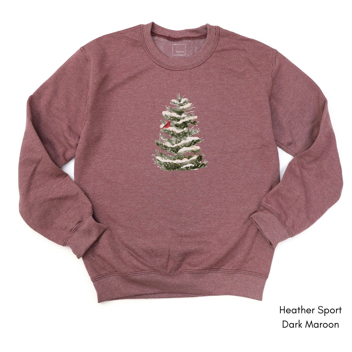 The Visitor - Winter Caridnal, Holiday Comfort Unisex Crewneck Sweatshirt