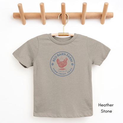 Custom TODDLER Chicken Egg Farm Patriotic Style Unisex Light Weight Jersey T-shirt